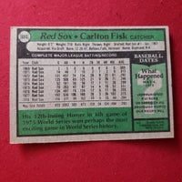 Load image into Gallery viewer, 1979 Topps Carlton Fisk #680 Boston Red Sox SHIPPING IS INCLUDED
