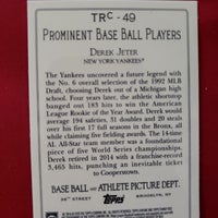 Load image into Gallery viewer, 2020 Topps Chrome Derek Jeter TRC-49 N.Y. Yankees HOF SHIPPING INCLUDED
