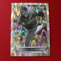 2022 Topps Chrome German Marquez #219 Black and White Raywave SHIPPED & INSURED