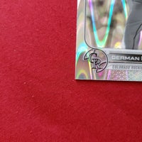 Load image into Gallery viewer, 2022 Topps Chrome German Marquez #219 Black and White Raywave SHIPPED &amp; INSURED

