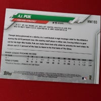 Load image into Gallery viewer, 2020 Topps Holiday A.J. Puk RC # HW193 Florida Gators Oakland Athletics SHIPPING INCLUDED
