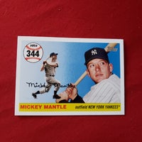 Load image into Gallery viewer, 2007 Topps Mickey Mantle #MHR344 N.Y. Yankees HOF SHIPPING INCLUDED
