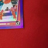 Load image into Gallery viewer, 2021 Donruss Tyler Stephenson Rated Rookie Holo Purple #57 Cincinnati Reds SHIPPING INCLUDED

