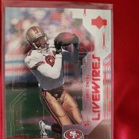 Load image into Gallery viewer, 1998 Upper Deck Terrell Owens #L14 Livewire 49ers HOF SHIPPING IS INCLUDED
