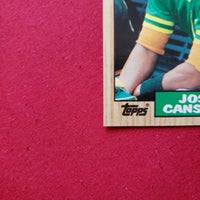 Load image into Gallery viewer, 1987 Topps Jose Canseco #620 RC Oakland Athletics SHIPPING IS INCLUDED
