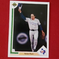 Load image into Gallery viewer, 1991 Upper Deck Nolan Ryan Texas Rangers HOFer SHIPPING IS INCLUDED
