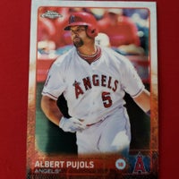 Load image into Gallery viewer, 2015 Topps Chrome Albert Pujols #113 Los Angeles Angels SHIPPING INCLUDED

