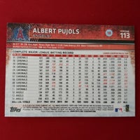Load image into Gallery viewer, 2015 Topps Chrome Albert Pujols #113 Los Angeles Angels SHIPPING INCLUDED

