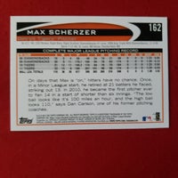 Load image into Gallery viewer, 2012 Topps Max Scherzer #162 Detroit Tigers SHIPPED &amp; IN-HOUSE INSURED

