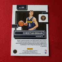 Load image into Gallery viewer, 2023 Donruss Christian Braun Rated Rookie #221 Kansas Jayhawks/Nuggets SHIPPING IS INCLUDED
