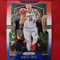 Load image into Gallery viewer, 2020 Prizm Nikola Jokic #84 Red White and Blue Denver Nuggets SHIPPING INCLUDED
