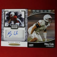 Load image into Gallery viewer, Riley Cole 2 Card Auto Lot South Alabama Jaguars SHIPPING IS INCLUDED
