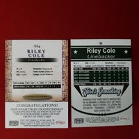 Load image into Gallery viewer, Riley Cole 2 Card Auto Lot South Alabama Jaguars SHIPPING IS INCLUDED
