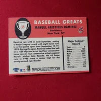 Load image into Gallery viewer, 1999 Fleer Manny Ramirez Baseball Greats Boston Red Sox HOF SHIPPING INCLUDED
