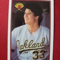 1989 Bowman  Jose Canseco #201 Oakland Athletics SHIPPING IS INCLUDED
