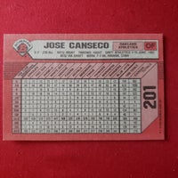 Load image into Gallery viewer, 1989 Bowman  Jose Canseco #201 Oakland Athletics SHIPPING IS INCLUDED
