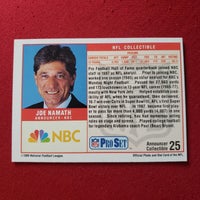 Load image into Gallery viewer, 1989 Pro Set Joe Namath #25 N.Y. Jets HOF SHIPPING IS INCLUDED
