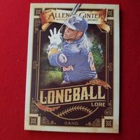 Load image into Gallery viewer, 2020 Topps Allen &amp; Ginter Robinson Cano #LL-10 Long Ball Lore NY Mets SHIPPING INCLUDED
