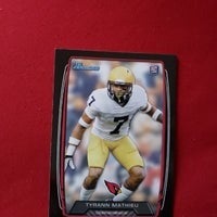 Load image into Gallery viewer, Tyrann Mathieu Bowman RC Lot (2 Cards) LSU Tigers SHIPPED AND IN-HOUSE INSURED
