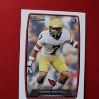 Load image into Gallery viewer, Tyrann Mathieu Bowman RC Lot (2 Cards) LSU Tigers SHIPPED AND IN-HOUSE INSURED
