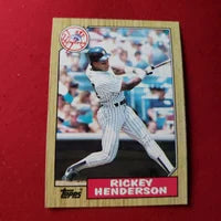 Load image into Gallery viewer, 1987 Topps Rickey Henderson #735 New York Yankees HOF SHIPPING IS INCLUDED
