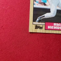 Load image into Gallery viewer, 1987 Topps Rickey Henderson #735 New York Yankees HOF SHIPPING IS INCLUDED
