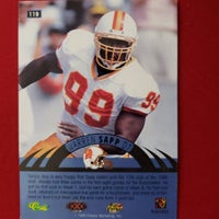 Load image into Gallery viewer, 1995 Classic Warren Sapp #119 Tampa Bay Buccaneers HOF SHIPPING INCLUDED
