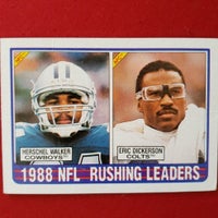 Load image into Gallery viewer, 1989 Topps Rushing Leaders Eric Dickerson/Hershel Walker #219 SHIPPING INCLUDED

