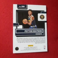 Load image into Gallery viewer, 2022 Donruss Peyton Watson Rated Rookie #230 UCLA Bruins Denver Nuggets SHIPPING IS INCLUDED
