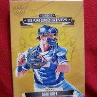 Load image into Gallery viewer, 2021 Diamond Kings Debut Sam Huff #DDK-TR Texas Rangers SHIPPING IS INCLUDED
