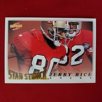 Load image into Gallery viewer, 1995 Score Jerry Rice Star Struck #211 49ers HOF SHIPPING IS INCLUDED
