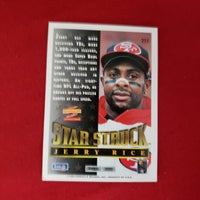 Load image into Gallery viewer, 1995 Score Jerry Rice Star Struck #211 49ers HOF SHIPPING IS INCLUDED
