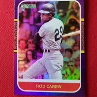 Load image into Gallery viewer, 2021 Donruss Rod Carew Holo Purple #250 L.A. Angels SHIPPING IS INCLUDED

