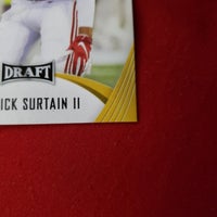 Load image into Gallery viewer, 2021 Leaf Draft Patrick Surtain II #38 Denver Broncos Alabama Crimson Tide SHIPPING INCLUDED
