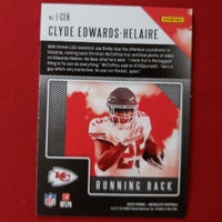 Load image into Gallery viewer, 2020 absolute Clyde Edwards-Helaire Introductions #I-CEH RC L.S.U. Tigers Kansas City Chiefs SHIPPING IS INCLUDED
