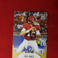 Load image into Gallery viewer, 2021 Leaf Draft Mac Jones #06 N.E. Patriots Alabama Crimson Tide SHIPPING INCLUDED
