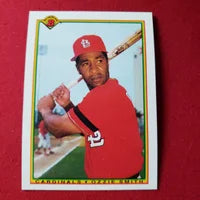 1990 Bowman Ozzie Smith #195 St Louis Cardinals HOF SHIPPED AND INSURED