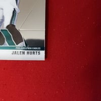 Load image into Gallery viewer, 2020 Mosiac Jalen Hurts RC Base #222 Oklahoma Sooners Philadelphia Eagles SHIPPING IS INCLUDED
