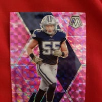 Load image into Gallery viewer, 2020 Mosaic Leighton Vander Esch Pink Prizm #61 Dallas Cowboys SHIPPING INCLUDED
